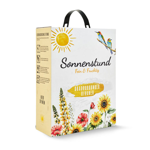 Sonnenstund Grauburgunder & Rivaner, Bag-in-Box, QbA fein & fruchtig, 3 L