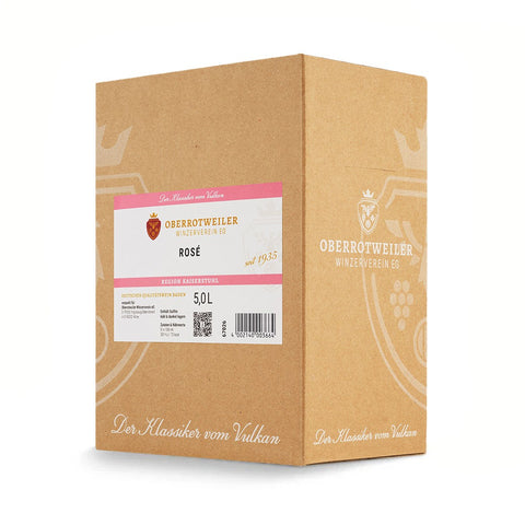 Oberrotweiler Rosé QbA Bag in Box 3,0 L Roséwein