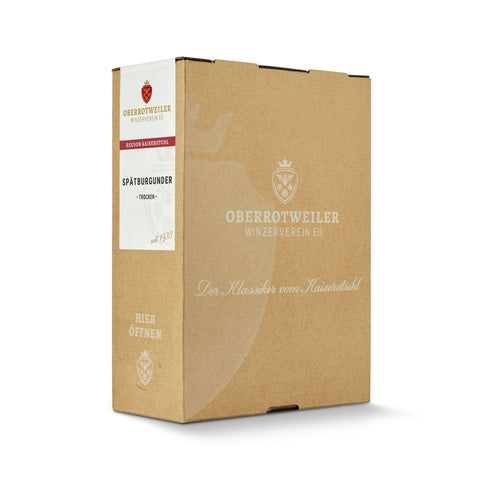 Spätburgunder Rotwein, Bag-in-Box, QbA, trocken, 3 L